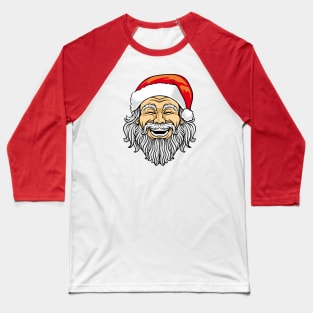 LAUGHING SANTA CLAUS Baseball T-Shirt